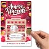 GHIBLI Biglietto Gratta e Vinci Personalizzato Lotteria Amore Vincente. Idea regalo San Valentino Anniversario Sorpresa Romantica Regalo Originale per Lui Lei Fidanzato Fidanzata Coppia (senza busta)