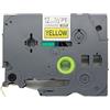 BROVACS 1 confezione di nastro adesivo nero su giallo compatibile con Brother P-Touch TZ 631 TZe 631 12 mm 1/2 OPA1163