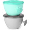 Skip Hop Easy Grab Bowls Grey and Soft Teal