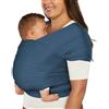 Ergobaby Fascia Neonato Porta Bebe per 0 Mesi Neonati a 11kg, Estiva Traspirante Ergonomica Elastica, Sustainable Mesh, Blu (Twilight Navy)