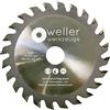 Wellerwerkzeuge HM 76 x 10 mm 24 denti per legno, plastica e alluminio per sega circolare senza fili 12 V 10,8 V