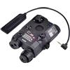 WADSN Sistema di Puntamento Laser Rosso con torcia Led Nero WADSN