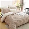 Lanqinglv Set di 2 federe per cuscino in flanella, 40 x 80 cm, in flanella, morbide, confezione doppia, kaki