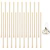 Grevosea Stoppini di ricambio in cotone, 20 pezzi, stoppini di ricambio, durevoli, stoppini per candele, stoppini da 17 cm, per lampade ad olio, stoppini per candele, candele, lampada ad olio, torcia da