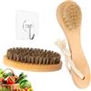 JAONLD Spazzola per Verdure 2 Pezzi Spazzola per Lavare i Piatti Spazzole da Cucina Spazzola Setole Naturali Maniglia Ergonomica per Pulire Verdure, Frutta E Utensili da Cucina