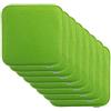 Brandsseller Set di 8 Cuscini in Feltro 35x35x2 cm - Cuscini quadrati e robusti per sedie da interno ed esterno, imbottiti e resistenti - Verde