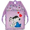 ONOMATO! Peanuts Snoopy Bambini Ragazze Asilo Zaino, Colore: rosa., Taglia Unica