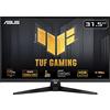 ASUS TUF Gaming VG32AQA1A Monitor Gaming 32", WQHD, OverClock fino a 170 Hz, Tecnologia Extreme Low Motion Blur, Freesync Premium e Shadow Boost, 1 ms (MPRT), HDR, DisplayWidget Lite, Nero