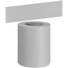 VisitRyl Bordi Per Carta Da Parati Autoadesivi Rimovibile Per Cucina Bagno Piastrelle Adesivo Per Pareti Autoadesiva Grigio chiaro opaco 5cm X 500cm