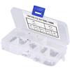 Spacnana Dado Esagonale, Dadi Esagonali da 140 Pezzi, Dadi Esagonali Filettati in Acciaio Inossidabile M1/M1.2/M1.4/M1.6/M2/M2.5/M3 con Scatola Assortimento, Dado, Dadi Esagonali