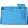 Generic Tappetino per riparazione elettronica, cuscinetto magnetico per viti e strumenti, portatile, in silicone, per riparazione orologi, computer portatili, smartphone, fotocamere
