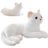 QYEHF Bambola gatto simulata, Realistico Gatto Animali Di Peluche, Giocattoli Di Animali Di Peluche Carino, per Regali di Incoraggiamento,Fantastiche idee regalo per la mia migliore amica (30 cm)