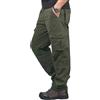 Cicano Pantaloni cargo da uomo, grandi e alti con fodera in pile caldo felpato, pantaloni invernali termici da allenamento spessi, Verde, XXL