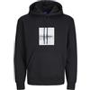 JACK & JONES Jorvesterbro Newton-Felpa da Boxe Cappuccio, Nero, L Uomo