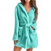 Generic Accappatoio Donna Cotone Accappatoio Lungo per Donna Caldo Morbida Vestaglia Disponibile in Varie Taglie E Colori Vestaglia di Pile Donna