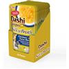 INABA Dashi Delights Silky Broth, Delicati Fiocchi in Brodo di Pollo con Tonno - Cibo Umido per Gatti, Snack per Gatti Con Proteine, Ingredienti Naturali - Pasto Complementare - 12 x 40gr