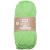 Glorex 5 1004 11 - Cotone 100% cotone, versatile per lavori a maglia, uncinetto e artigianato, ottima qualità, morbido e lavabile, 50 g, ca. 170 m, verde chiaro