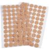 cyclingcolors Tondini Adesivi Tondo Adesivo Tondo Punti Autoadesivi Gancio Anello Nastro Puntini per Decorazioni da Parete Foto Oggetti Fai da te Artigianato 60 coppie 15mm, beige chiaro