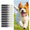 EVTSCAN Microchip per identificazione Cani, 10 Pezzi/Set Impianti di Chip Animali Standard per Microchip in Vetro da 2,12 mm