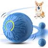 RuiDay Pallina Interattiva per Gatti e Cani, Giochi per Gatti con Cavo di Ricarica, Giochi Gatto Che Si Muove da Sola, Ricaricabile Tramite USB, Palla Interattiva per Cani (Blu)