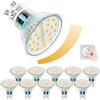 KEJIYILT Lampadina GU10 LED Dimmerabile 10 Pezzi, 6W Lampadine Equivalente alogeno 65W Alogene Luminose 650lm Lampadine LED 230V Angolo di emissione 120°（6000K）