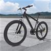 TIXBYGO Bicicletta Mountain bike 26 pollici Bicycle, 21 marce, cambio a sospensioni complete, BMX, bicicletta da donna, bici da uomo, adatta per adulti, portata 150 kg