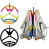 MALTERZER Clip per scarpe, fondina per scarpe, per zaino, calzature, borsa per scarpe da viaggio, Nero+colorato, LF002