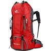 free knight Zaino impermeabile da 60 l, ultraleggero, pieghevole, da viaggio, con protezione antipioggia, Colore: rosso, 68 * 33 * 20cm