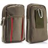 MXFDOKD Fondina Per Cellulare da Cintura, Marsupio Porta Cellulari con Moschettone, Multifunzionale Sacchetto della Clip Verticale Custodia Borsa da Uomo Clip da Cintura Borsello per Outdoor Sportivo Viaggio