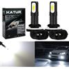 KATUR 881 LED Lampadine fendinebbia Estremamente Luminoso 2400 Lumen Max 75W LED ad Alta Potenza per Luce Diurna DRL o fendinebbia, Xenon Bianco (881 Bianco)