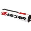 SCAR Paracolpi Coprimanubrio moto cross Protezione Manubrio con traversino - Bianco