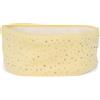 styleBREAKER Fascia donna in maglia fine con strass,Giallo | Fascia elastica con fodera in pile termico, circonferenza fino a 59 cm. Materiale caldo, lavaggio a mano.