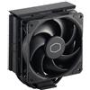 Cooler Master Raffreddatore ad aria CPU Cooler Master Hyper 212 nero - Finitura in alluminio, 4 tubi di calore compatti a contatto diretto continuo, ventola SickleFlow 120 Edge, staffe LGA1700 e AM5 - Nero
