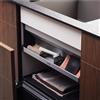Blanco sistema di mensole per frontale scomparto estraibile, 527458, Universal acciaio inox spazzolato/nero [Portarifiuti > Accessori per Portarifiuti]