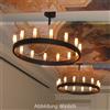 FontanaArte Chandelier lampada a sospensione, E14, F549185250NBNE, Chandelier [Lampade per Interni > Lampade a Sospensione]