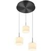 HELL Abby lampada a sospensione LED, rotonda, 3 luci con telecomando, 20662/3-39, Abby [Lampade per Interni > Lampade a Sospensione]