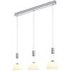 HELL Elegance lampada a sospensione LED, squadrata, 3 luci, 20642/3-92, Elegance [Lampade per Interni > Lampade a Sospensione]