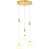 HELL Elegance lampada a sospensione LED, rotonda, 3 luci, 20643/3-01, Elegance [Lampade per Interni > Lampade a Sospensione]