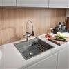 Blanco Etagon lavello da cucina, 527676, 6-F Etagon grigio roccia opaco [Lavelli da Cucina > per Base Sottolavello a partire da 60 cm]