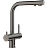 Blanco Fontas rubinetto da cucina per sistema di filtraggio, orientabile, 527736, Fontas dark steel satin [Rubinetti da cucina con sistema di acqua potabile > Rubinetti per acqua potabile per filtro]
