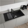 Blanco Adira lavello da cucina, 527617, XL 6 S Adira nero opaco [Lavelli da Cucina > per Base Sottolavello a partire da 60 cm]