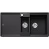 Blanco Adira lavello da cucina, 527609, 6 S-F Adira nero opaco [Lavelli da Cucina > per Base Sottolavello a partire da 60 cm]