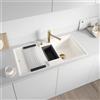 Blanco Adira lavello da cucina, 527613, 6 S-F Adira bianco opaco [Lavelli da Cucina > per Base Sottolavello a partire da 60 cm]