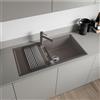 Blanco Adira lavello da cucina, 527628, XL 6 S-F Adira grigio vulcanico opaco [Lavelli da Cucina > per Base Sottolavello a partire da 60 cm]