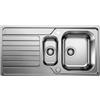 Blanco Dinas lavello da cucina, 523379, 6 S Dinas acciaio inox satinato lucido [Lavelli da Cucina > per Base Sottolavello a partire da 60 cm]