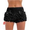 Fun Shack Mutandine Burlesque Nere - Abbigliamento e Accessori per Costume Donna, Ideale per Halloween, Feste e Spettacoli, Taglia Unica