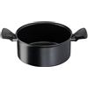 Lagostina Rigenera Casseruola Fonda Antiaderente con Corpo in Alluminio 100% Riciclato Ø20cm, Pentola Induzione Gas, Forno, Indicatore Cottura Thermosignal, Rivestimento Antigraffio, Manico Ergonomico