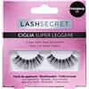 Capello point Lash Secret Exaggerate - Ciglia Finte Riutilizzabili Super Leggere - Volume Extra - Facili da Applicare, Colla Inclusa - Exaggerate 55