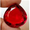 ganesh-gems AAA + grande topazio rosso 13,50 ct. taglio pera pietra preziosa sfusa sfacce...