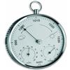 TFA Dostmann Stazione Meteo analogica, 20.3006.42 con Anello in Metallo, barometro, termometro, igrometro, Argento